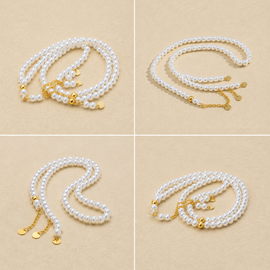 Premium Pearl Beads Tasbeeh- White