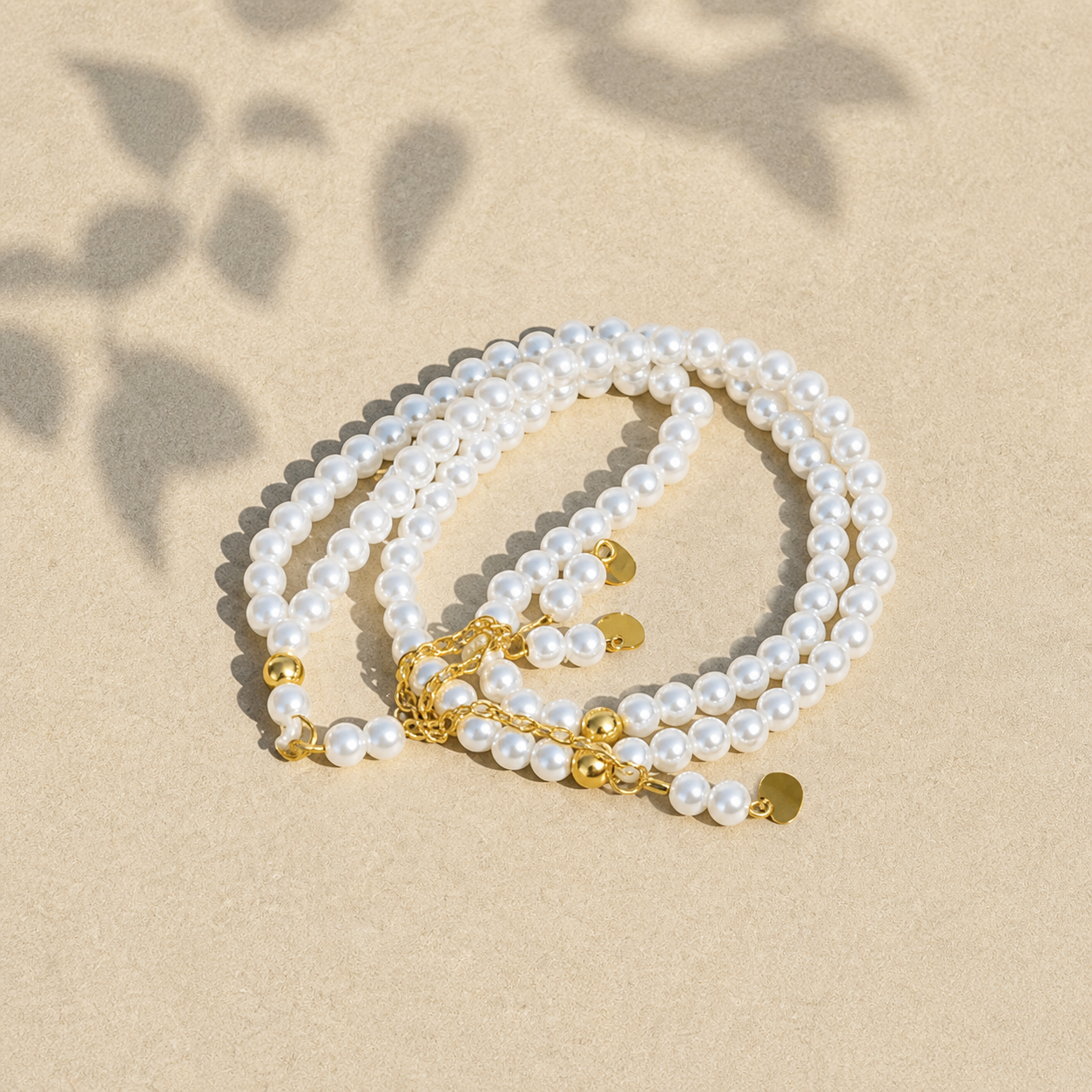 Premium Pearl Beads Tasbeeh- White