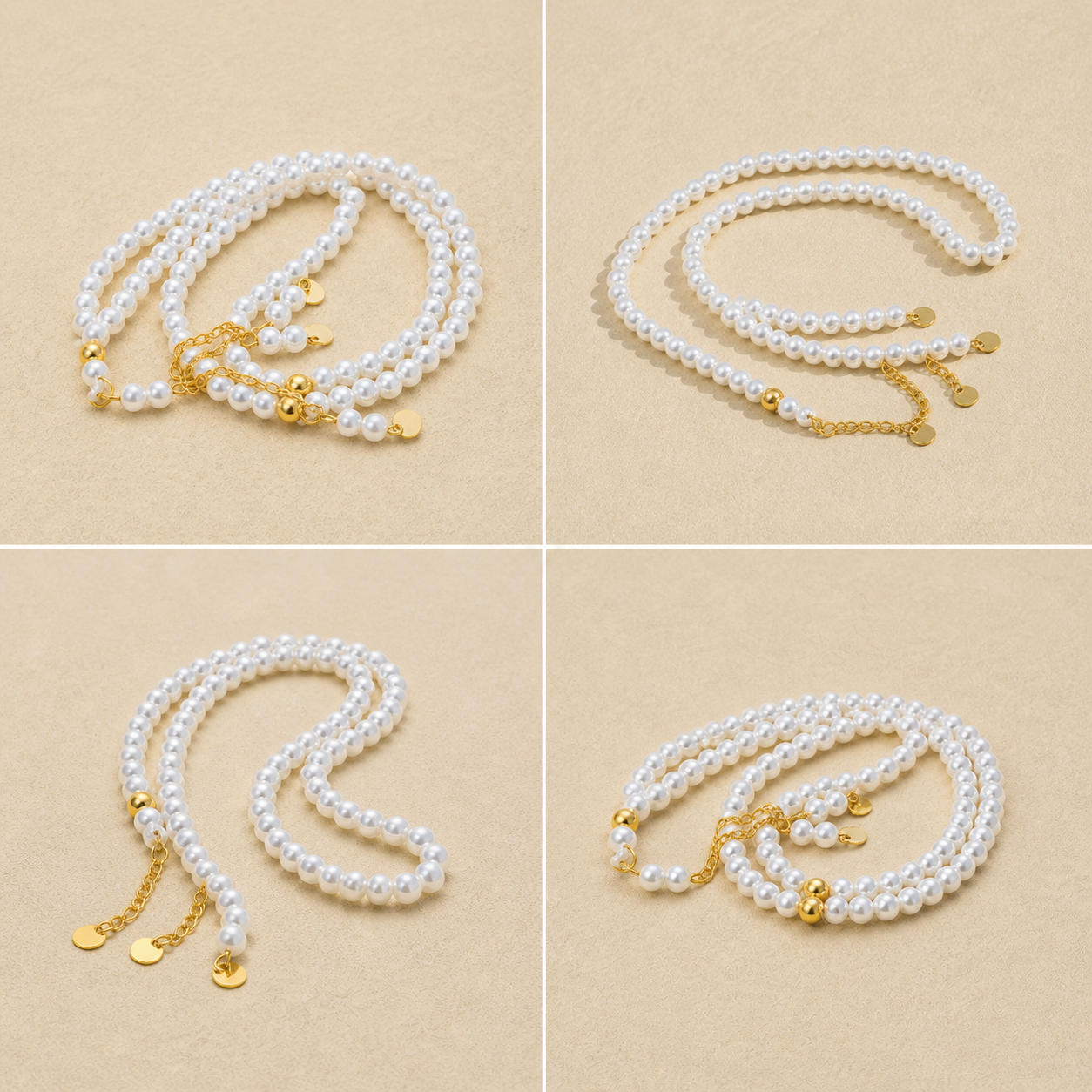 Premium Pearl Beads Tasbeeh- White